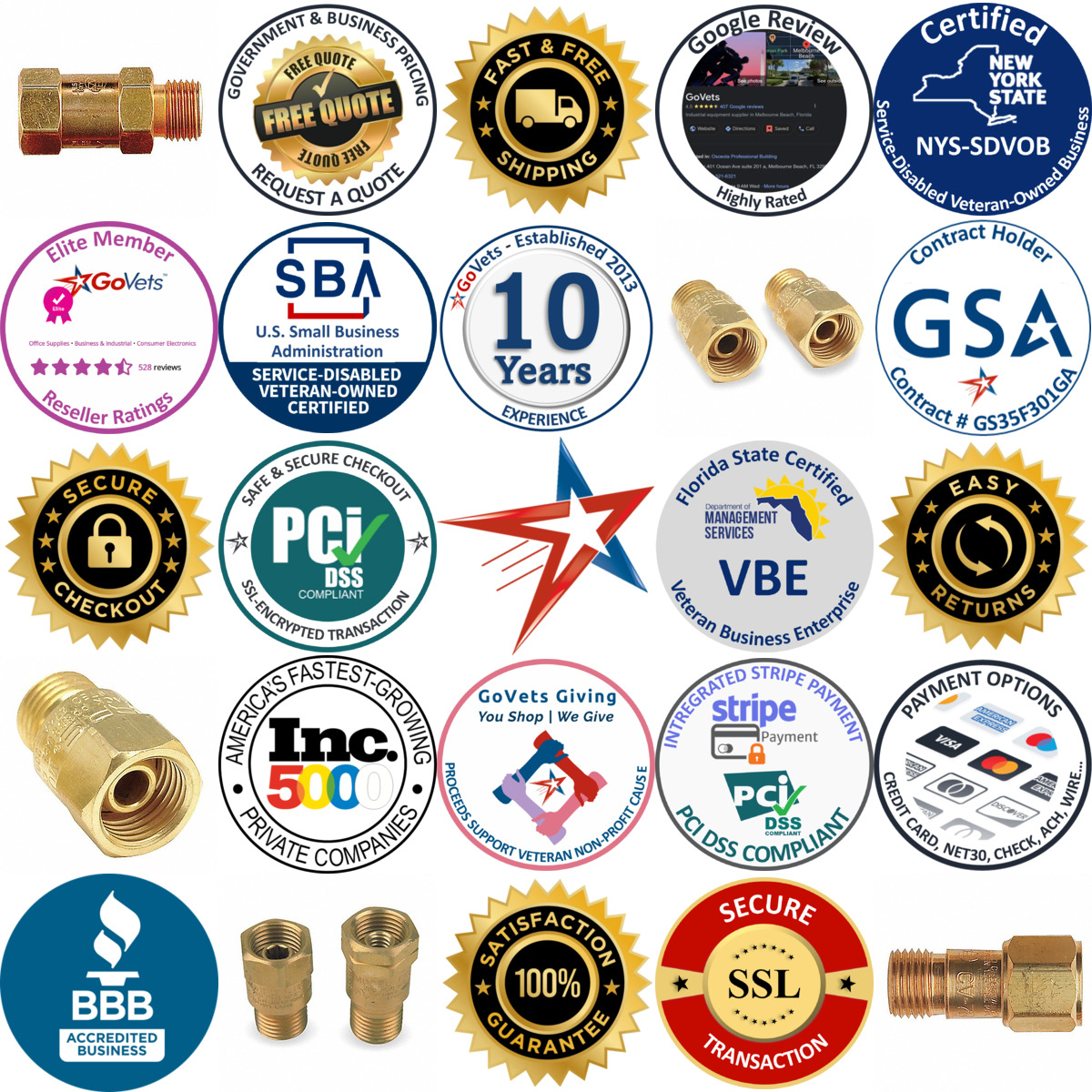 Millions of Products A selection of Oxy Fuel Check Valves products on GoVets