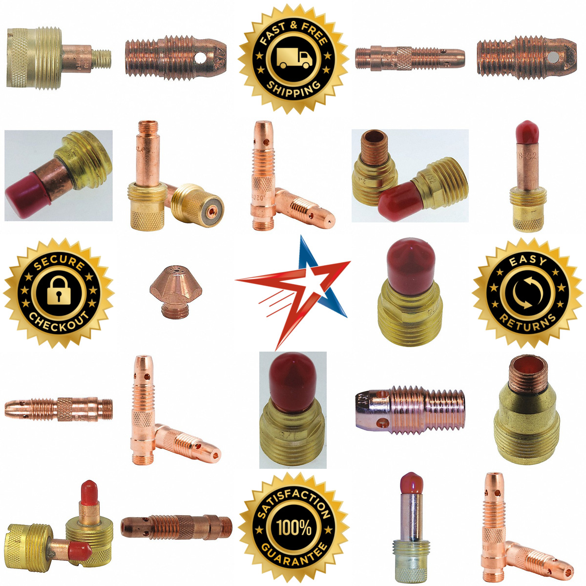 Millions of Products A selection of Tig Gas Lenses and Collet Bodies products on GoVets