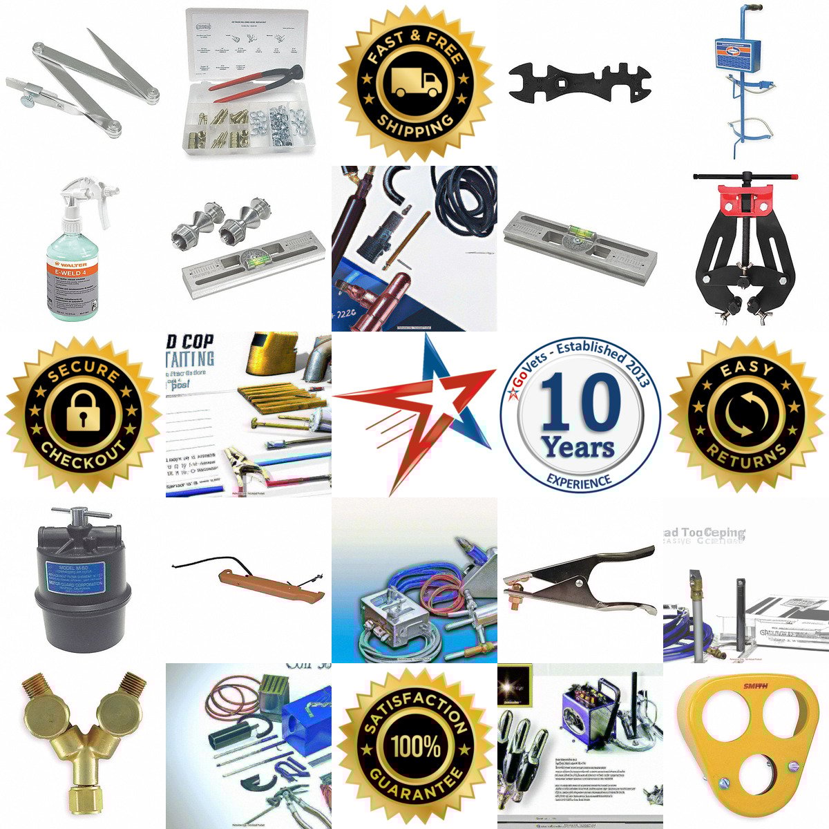Millions of Products A selection of Welding Accessories products on GoVets
