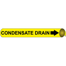 NMC™ Precoiled & Strap-On Pipe Marker Condensate Drain Fits 8