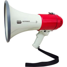 MG Electronics 50-Watt Megaphone with Siren Alert PGM50