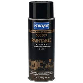 Sprayon MR309 Paintable Release Agent 12 oz. Aerosol Can - s00309000 - Pkg Qty 12 s00309000