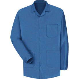 Red Kap® Unisex ESD/Anti-Static Counter Jacket Electronic Blue Polyester/Nylon L KK26BLRGL