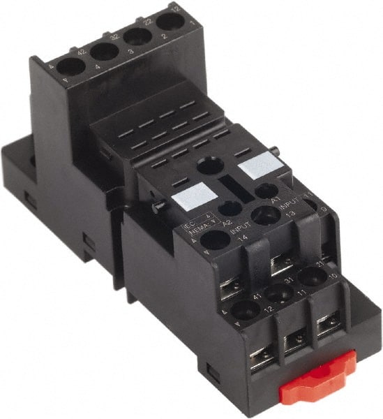 250 Volt, 10 Amp, Flat Relay Socket MPN:RXZE2M114