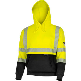 Oberon™ Men's Flame Resistant Heavyweight Pullover Hoodie XL Hi-Vis Yellow ZFC106-XL