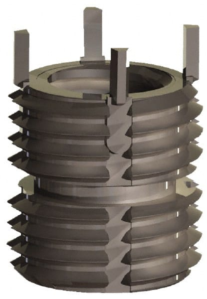 Thread Locking Insert: 3/8-24 Internal Thread, 1/2-13 External Thread, 1/2