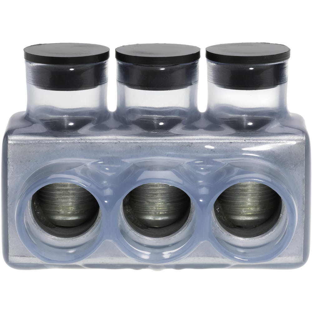 Push In Wire Connectors, Connector Type: Tap , Compatible Wire Size (AWG): 750, 250kcmil , Number Of Ports: 3 , Overall Length: 4.80 , Connector Color: Clear  MPN:IPLD750-3C
