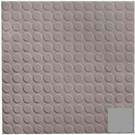 Rubber Tile Low Profile Circular Design 50cm - Slate 9923P175
