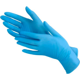 Honeywell Safety Exam Grade Nitrile Disposable Gloves Chemo Tested 3.5 Mil Medium Blue 200/Box 4580386-M