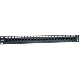 Tripp Lite 24-Port 1U Rack-Mount Cat5e 110 Patch Panel 568B RJ45 Ethernet TAA N052-024