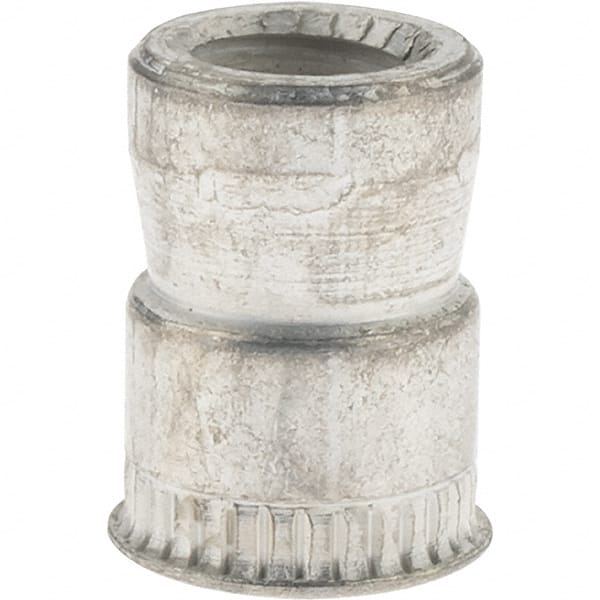 #8-32 UNC, Cadmium-Plated, Steel Knurled Rivet Nut Inserts MPN:45232