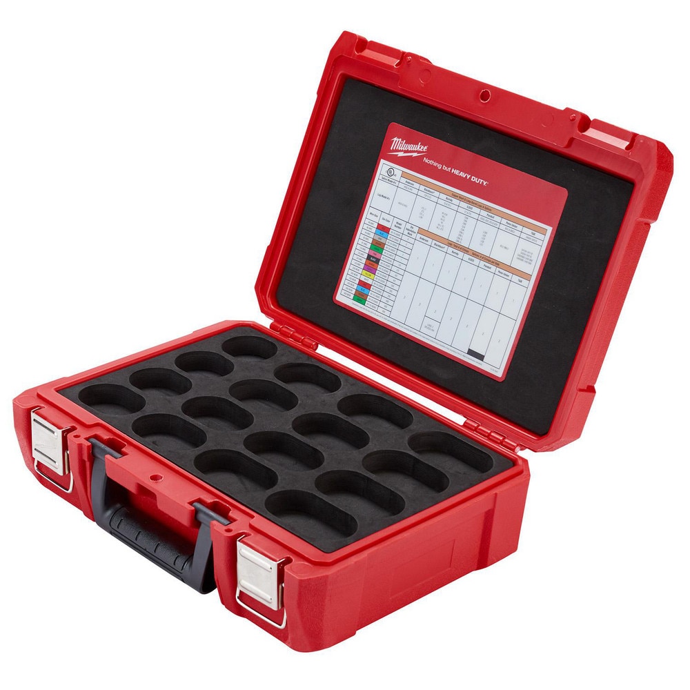 Hand Crimper Accessories, For Use With: EXACT 12T U-Style Dies , Material: Plastic , Includes: Color Coded Die Labels , Accessory Type: Case  MPN:49-12-CASE