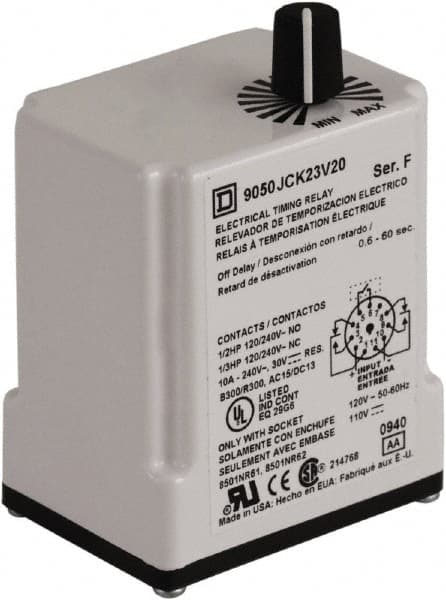 DPDT Time Delay Relay MPN:9050JCK23V20