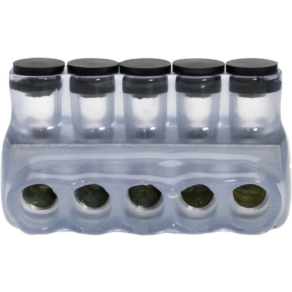Push In Wire Connectors, Connector Type: Tap , Compatible Wire Size (AWG): 4, 14AWG , Number Of Ports: 5 , Overall Length: 2.30 , Connector Color: Clear  MPN:IPL4-5C