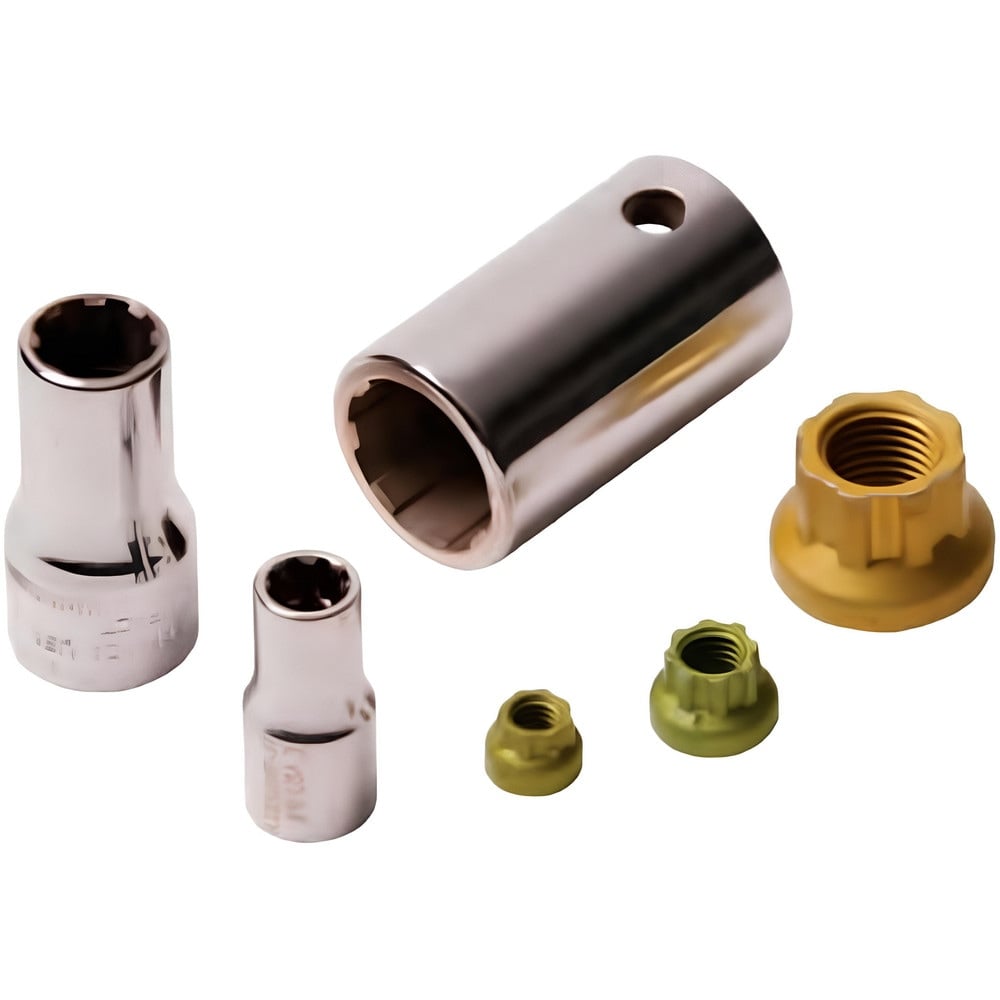 Socket Adapters & Universal Joints, Adapter Type: Socket Adapter , Male Size: 8 , Female Size: #10 , Male Drive Style: Hex , Overall Length (Inch): 2-1/2  MPN:ATISK3686-3T