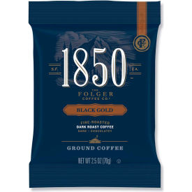 1850 Coffee Fraction Packs Black Gold Dark Roast 2.5 oz Pack 24 Packs/Carton 21512
