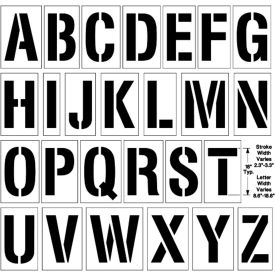 Example of GoVets Individual Letter Stencils category