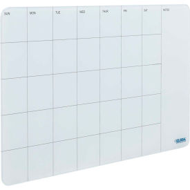 GoVets™ Glass Cubicle Calendar Dry Erase Board Monthly 24