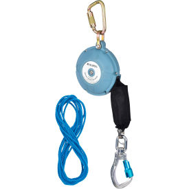 GoVets™ 20'L Contractor Self Retracting Lifeline Dyneema Web Aluminum Carabiner 328761