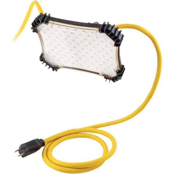 Temporary String Lights, Cord Length (Feet): 100 , Guard Material: Plastic , Cord Type: SJTW-A , Maximum Amperage: 15A , Cord Color: Yellow  MPN:HBL182S100LED