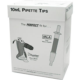Celltreat 10mL Pipette Tips Ovation & MLA Graduated Boxed Non-sterile 35 PK 9050