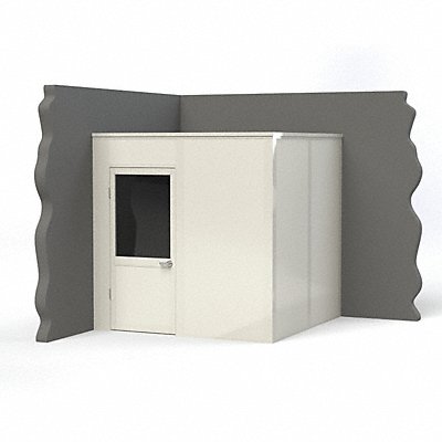 D5498 Modlr In-Plant Office 8.1 ftx8 ftx8.4 ft MPN:VK1DW-WCM 8'x8' 2-Wall