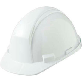 Honeywell North Cap Style Matterhorn White Hard Hat 4pt Suspension HDPE Shell Ratchet Adjustment A89R010000