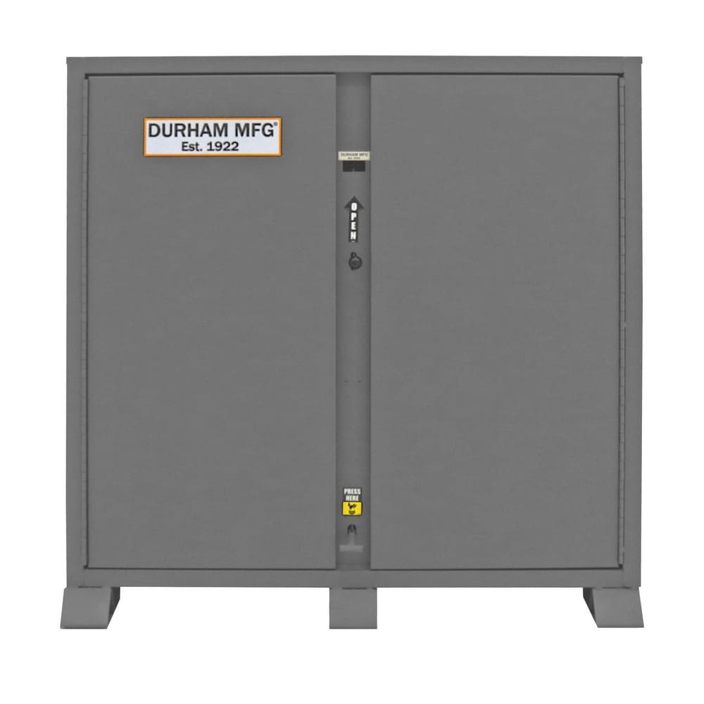Jobsite Boxes & Cabinets, Type: Cabinet , Forkliftable: Yes , Storage Capacity (Cu. Ft.): 59 , Casters: No , Material: Steel  MPN:JSC-306061-6S94