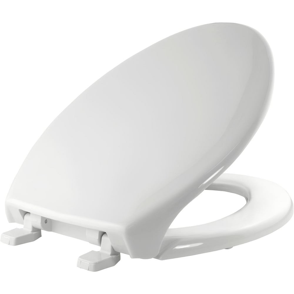 Toilet Seats, Type: Standard, Closed , Style: Elongated , Material: Plastic , Color: White , Outside Width: 14.188in (Inch) MPN:1900 000
