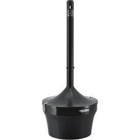 GoVets™ Steel Outdoor Ashtray 4-1/2 Gallon Black 447BK641