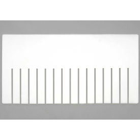 Dandux Length Divider 50P0023110 for Dividable Stack Box 50P0114120 50P0114130 50P0114140White - Pkg Qty 6 50P0023110