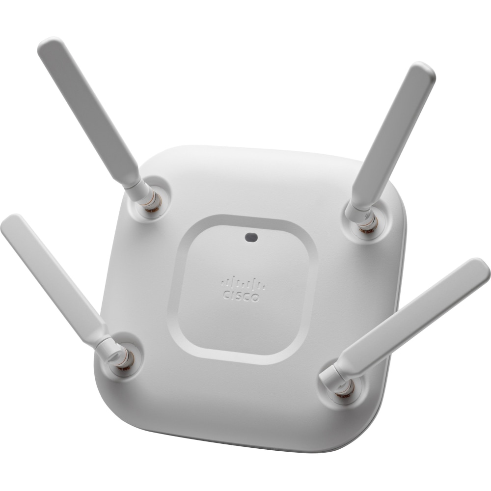 Cisco Aironet 2702E IEEE 802.11ac 1.27 Gbit/s Wireless Access Point - 2.40 GHz, 5 GHz - MIMO Technology - 2 x Network (RJ-45) - Ethernet, Fast Ethernet, Gigabit Ethernet - Ceiling Mountable MPN:AIR-AP2702E-UXK9