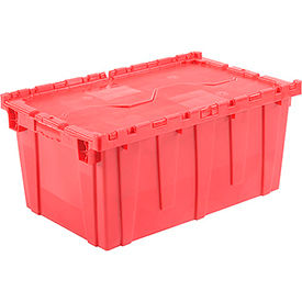 GoVets™ Plastic Attached Lid Shipping & Storage Tote 27-3/16