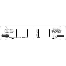 Newstripe Deluxe Hash Mark Football Field Stencil 1/8