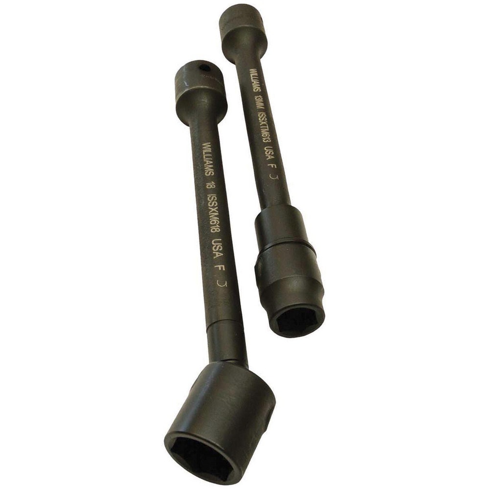 Socket Extensions, Tool Type: Tension Socket Flextensions , Extension Type: Non-Impact , Drive Size: 3/8in (Inch), Finish: Black Industrial  MPN:JHWISFXT1212