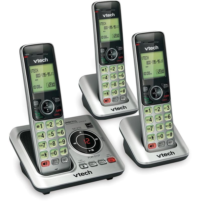 Vtech 3-handset Cordless CID-ITAD MPN:CS6629-3