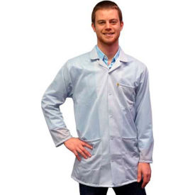 Transforming Technologies ESD 3/4 Length Jacket Snap Cuff White 4XL JKC 9028SPWH
