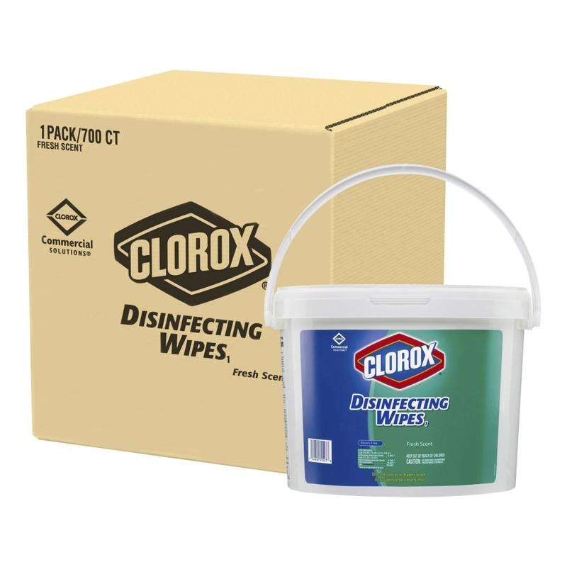 CloroxPro Clorox Disinfecting Wipes, Fresh Scent, Pack Of 700 Wipes (Min Order Qty 2) MPN:31547
