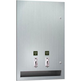 ASI® Surface Mounted Tampon and Napkin Dispenser - 10-0864-F 10-0864-F