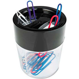 Universal Magnetic Clip Dispenser Two Compartments Plastic 2-1/2 x 2-1/2 x 3 8126