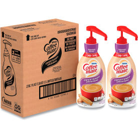 Coffee mate® Liquid Coffee Creamer Sweetened Original 1.5 Liter Pump Bottle 2/Carton NES13799CT