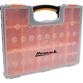 Homak HA01122238 Plastic Organizer With 22 Removable Bins 16-1/2