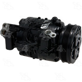 Reman York-Diesel Kiki-Zexel-Seltec DCV14D Compressor w/ Clutch - Four Seasons 57458 57458