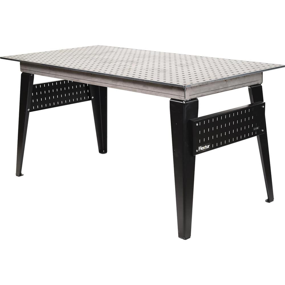 Welding Tables, Overall Width: 72 in , Overall Length: 36 in , Shape: Rectangle , Maximum Load Capacity: 2000.00 , Material: Steel , Finish: Metal MPN:78909265