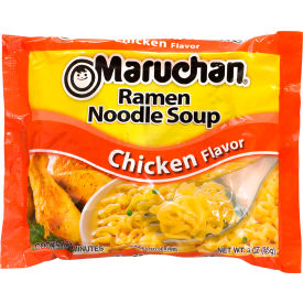 MARUCHAN Ramen Noodle Soup Chicken Flavor Souper 6 Pack 4 Count (24 Packs) 30700038