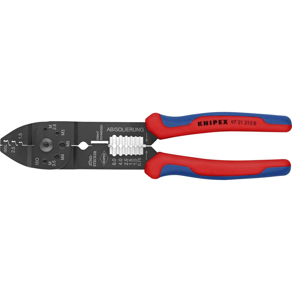 Crimpers, Handle Style: Comfort Grip , Crimper Type: Crimping Pliers , Maximum Wire Gauge: 16 , Handle Material: Comfort Grip  MPN:97 21 215 B