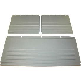 Rubbermaid® Gray Side & Back Panel Kit for Rubbermaid® Utility Carts FG4093L1GRAY