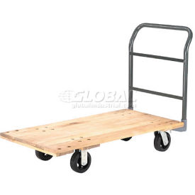 GoVets™ Hardwood Deck Platform Truck 48 x 24 2000 Lb. Capacity 6