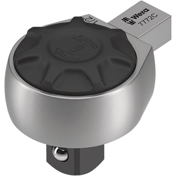 Square Ratching Torque Wrench Interchangeable Head: 1/2