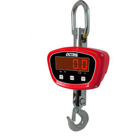 Optima LED Digital Crane Scale With Remote 1500lb x 0.5lb OP-924A-1500LED
